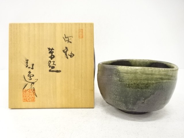 SALE!! JAPANESE COLLECTIBLE / KOTOBUKI-ZOU ASH GLAZED TEACUP
