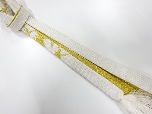 SALE!! JAPANESE KIMONO / HAND-TIED OBIJIME