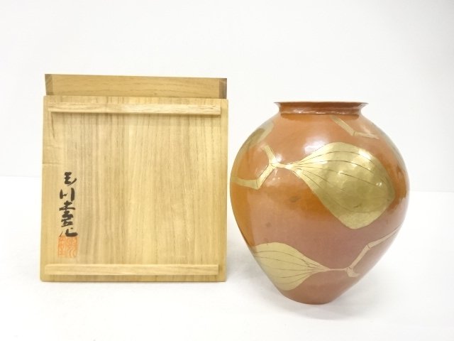 SALE!! JAPANESE COLLECTIBLE / TAMAGAWA COPPER COPPER VASE