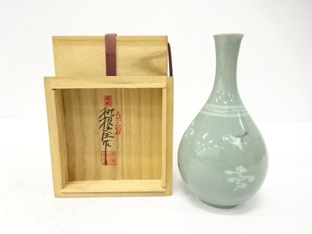 SALE!! JAPANESE COLLECTIBLE / KOREAN HUMAN CULTURAL PROPERTY / GORYEO CELADON