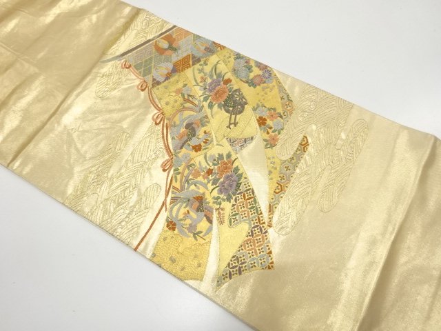 SALE!! JAPANESE KIMONO / SUZHOU EMBROIDERY: PHOENIX / FLOWER WHEEL / CLASSICA