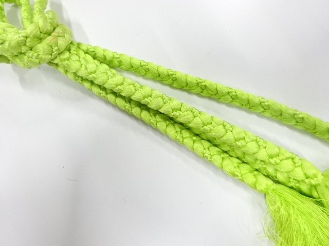 SALE!! JAPANESE KIMONO / HAND-TIED OBIJIME