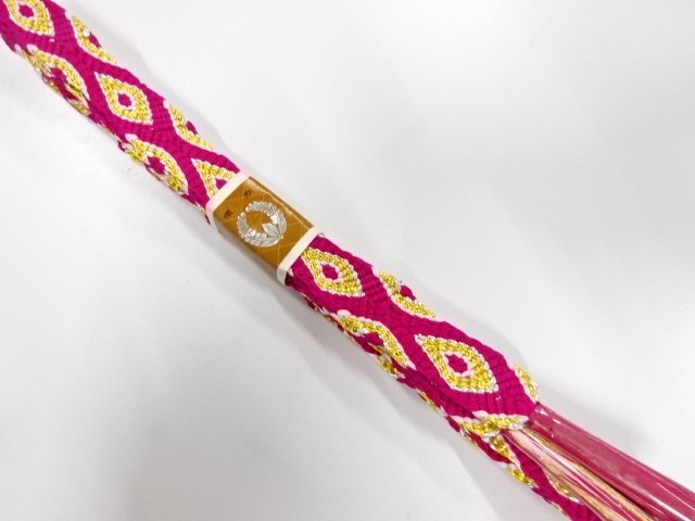 SALE!! JAPANESE KIMONO / UNUSED HAND-TIED OBIJIME