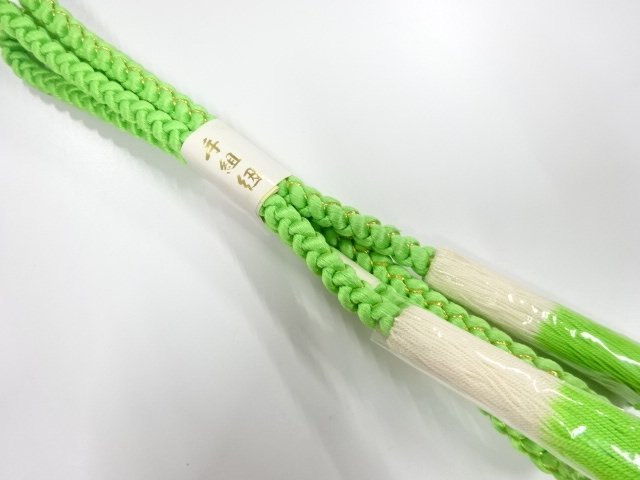 SALE!! JAPANESE KIMONO / UNUSED HAND-TIED OBIJIME