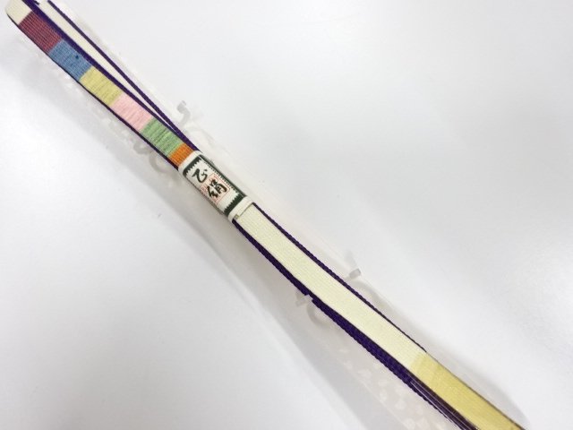 SALE!! JAPANESE KIMONO / UNUSED HAND-TIED OBIJIME