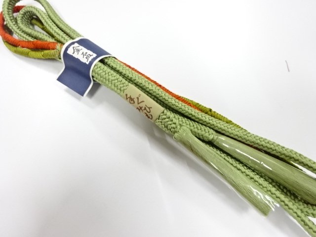 SALE!! JAPANESE KIMONO / UNUSED HAND-TIED OBIJIME