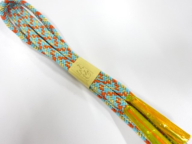SALE!! JAPANESE KIMONO / UNUSED HAND-TIED OBIJIME
