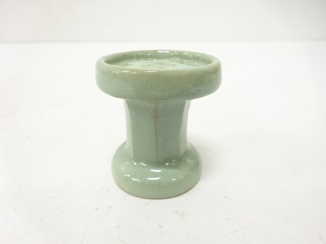 SALE!! JAPANESE TEA CERAMONY / FUTAOKI LID REST / BRONZE GLAZE