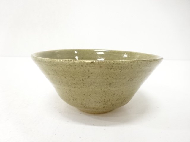 SALE!! JAPANESE TEA CEREMONY / TEA BOWL CHAWAN / ASH GLAZE / ARTISAN WORK 