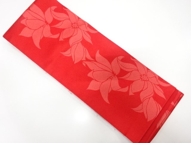 SALE!! JAPANESE HANHABA OBI / WOVEN LILY