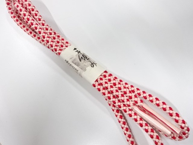 JAPANESE KIMONO / UNUSED HAND-TIED OBIJIME