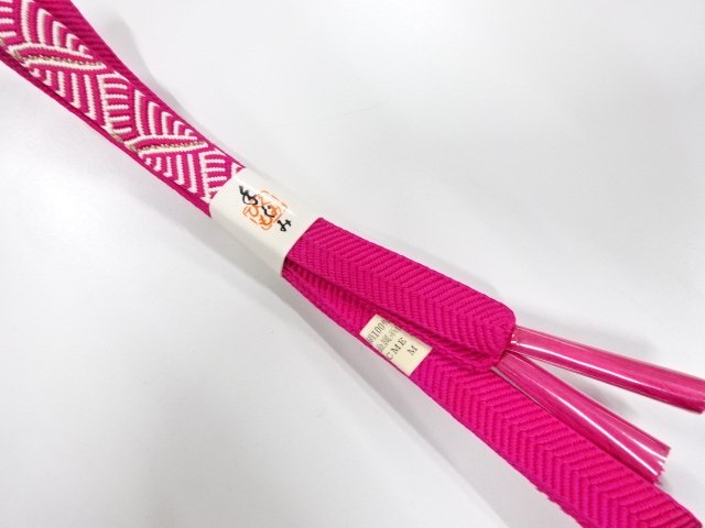 JAPANESE KIMONO / UNUSED HAND-TIED OBIJIME