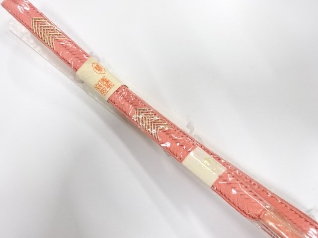 JAPANESE KIMONO / UNUSED HAND-TIED OBIJIME