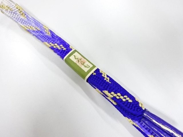 JAPANESE KIMONO / UNUSED HAND-TIED OBIJIME