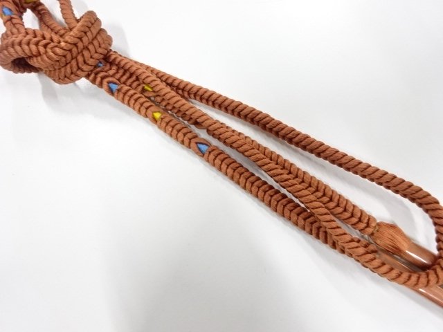 JAPANESE HAND-TIED OBIJIME CORD / UNUSED