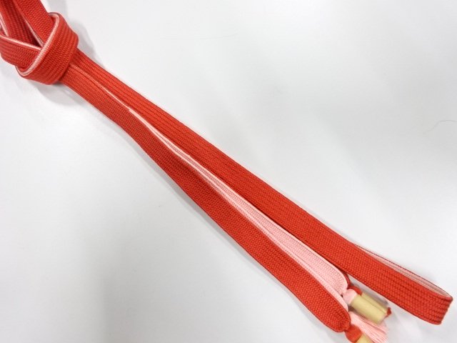JAPANESE KIMONO / UNUSED HAND-TIED OBIJIME