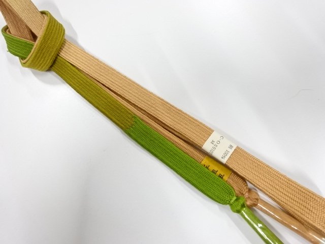 JAPANESE KIMONO / UNUSED HAND-TIED OBIJIME
