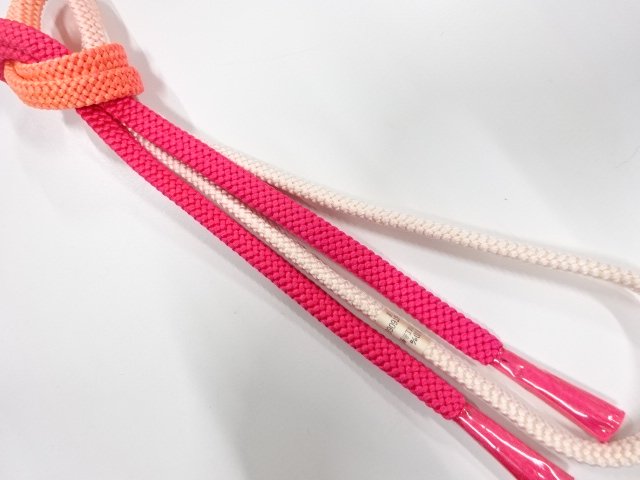 JAPANESE KIMONO / UNUSED HAND-TIED OBIJIME