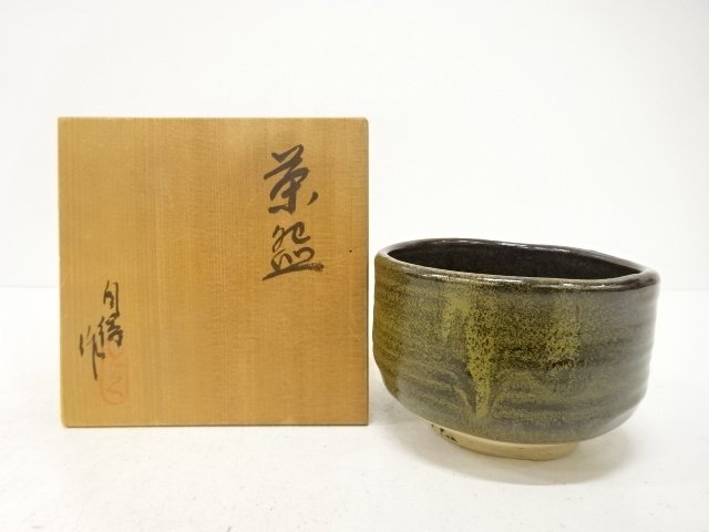 SALE!! JAPANESE COLLECTIBLE / JITOKU-Zō SOBA-GLAZE TEA BOWL