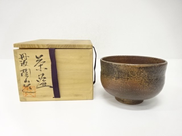 SALE!! JAPANESE TEA CEREMONY / TEA CHAWAN / TAMBA WARE / ARTISAN WORK