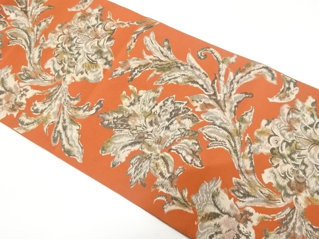 SALE!! JAPANESEKIMONO / ANTIQUE TANGHUA PATTERN WOVEN NAGOYA OBI (WEARABLE)