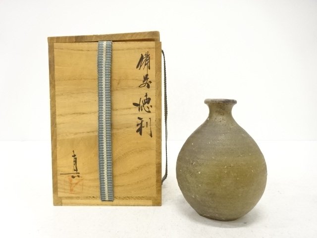 SALE!! JAPANESE COLLECTIBLE / BIZEN-YAKI / CRAFTED BY SHINJI TAKEO / SAKE BOT