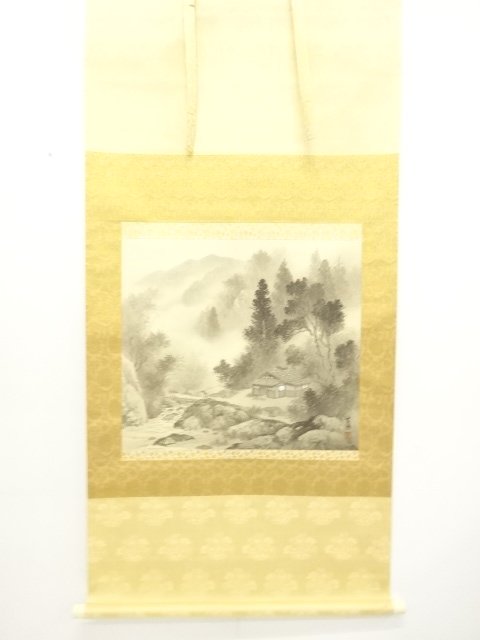 SALE!! JAPANESE COLLECTIBLE / BY KARASAWA GENDō: INK-AND-WASH LANDSCAPE PAINT
