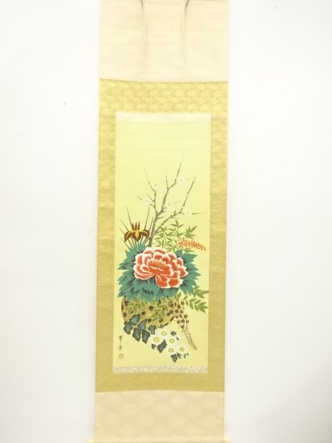 SALE!! JAPANESE COLLECTIBLE / BY SUIHō: “FOUR SEASONS FLOWER PAINTING / ” HAN