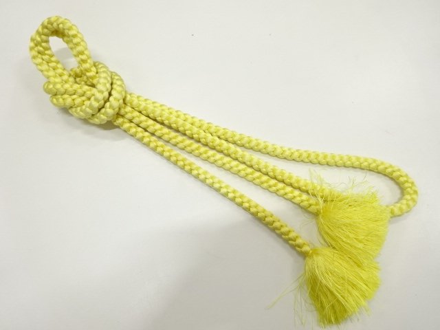 JAPANESE KIMONO / HAND-TIED OBIJIME CORD
