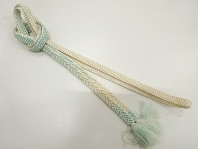JAPANESE KIMONO / HAND-TIED OBIJIME CORD