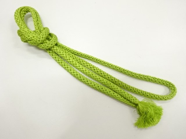 JAPANESE KIMONO / HAND-TIED OBIJIME CORD