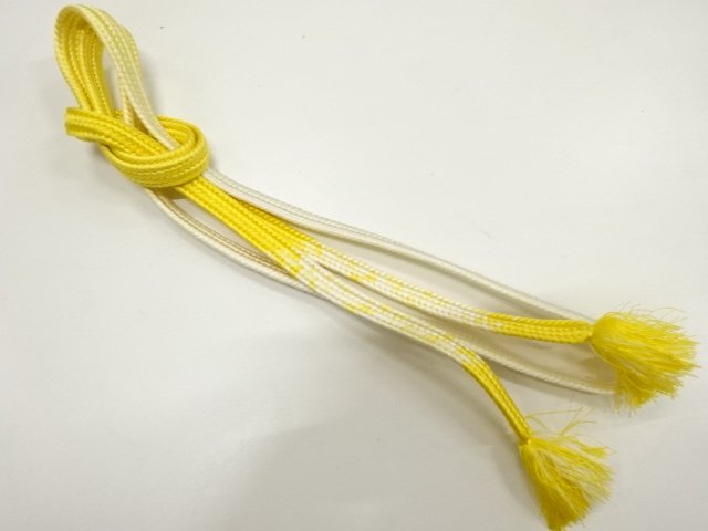 JAPANESE KIMONO / HAND-TIED OBIJIME CORD