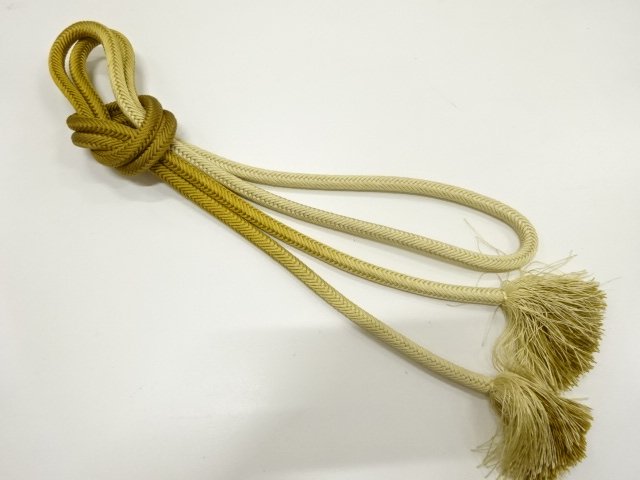 JAPANESE KIMONO / HAND-TIED OBIJIME