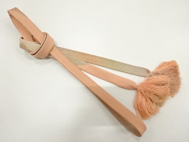 SALE!! JAPANESE KIMONO / HAND-TIED OBIJIME