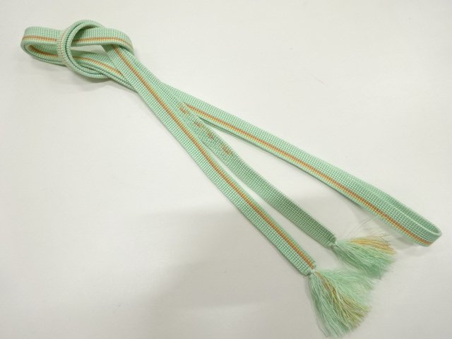 SALE!! JAPANESE KIMONO / HAND-TIED OBIJIME