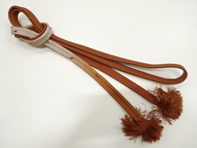 SALE!! JAPANESE KIMONO / HAND-TIED OBIJIME