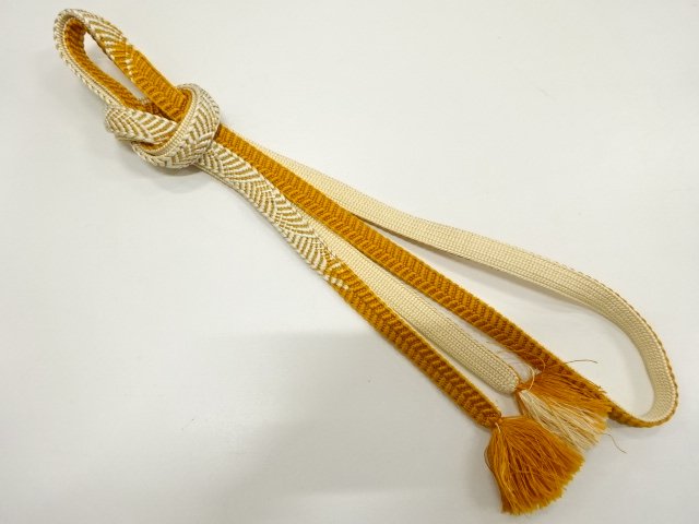 SALE!! JAPANESE KIMONO / HAND-TIED OBIJIME
