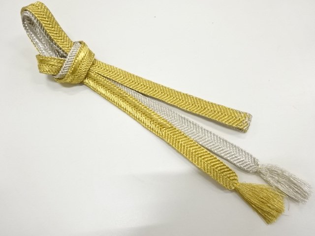 SALE!! JAPANESE KIMONO / HAND-TIED OBIJIME
