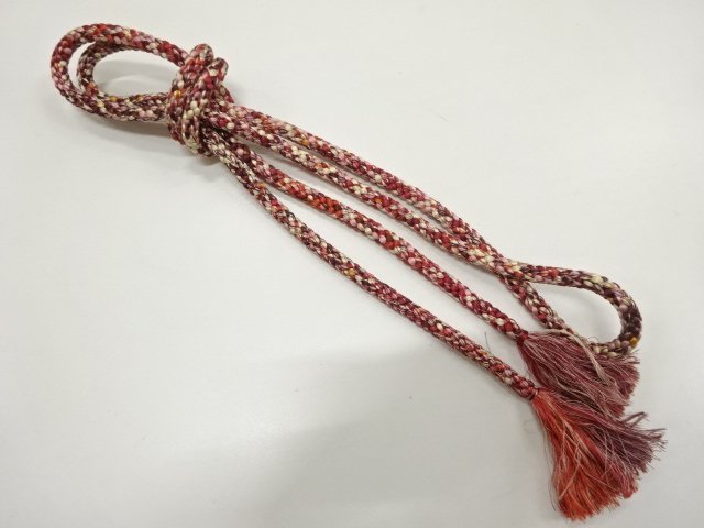 SALE!! JAPANESE KIMONO / HAND-TIED OBIJIME
