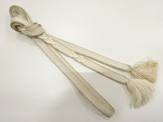 SALE!! JAPANESE KIMONO / HAND-TIED OBIJIME