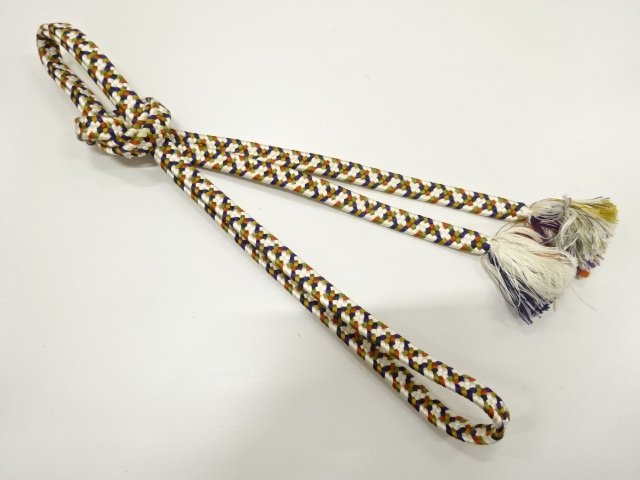 SALE!! JAPANESE KIMONO / HAND-TIED OBIJIME