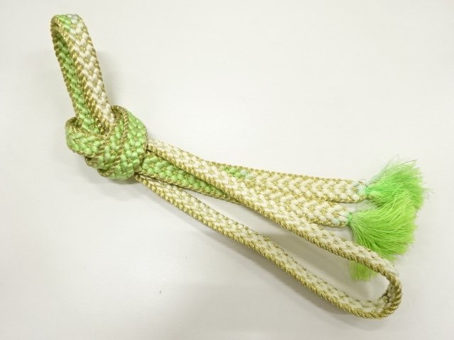 JAPANESE KIMONO / HAND-TIED OBIJIME