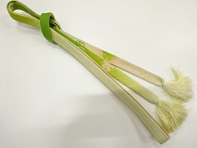 SALE!! JAPANESE KIMONO / HAND-TIED OBIJIME