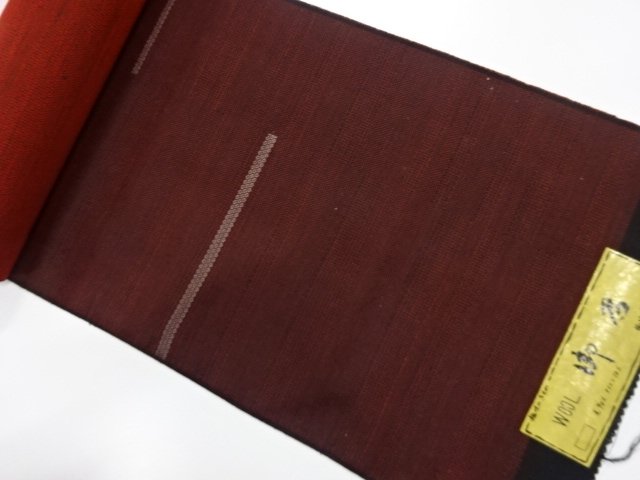 JAPANESE KIMONO / ANTIQUE WOOL BOLT FOR KIMONO