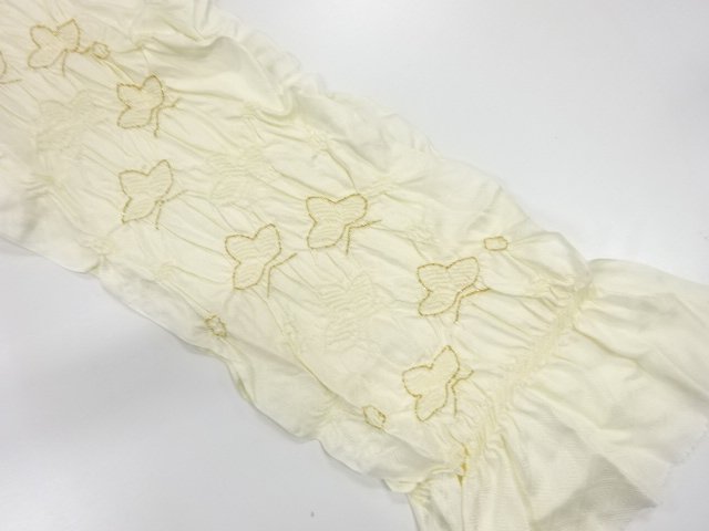 SALE!! JAPANESE KIMONO / OBIAGE / SILK / SHIBORI