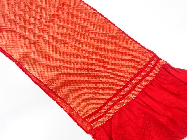 SALE!! JAPANESE KIMONO / OBIAGE FOR FURISODE / SILK / SHIBORI