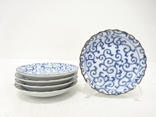 JAPANESE CERAMIC / SET OF 5 PLATE 