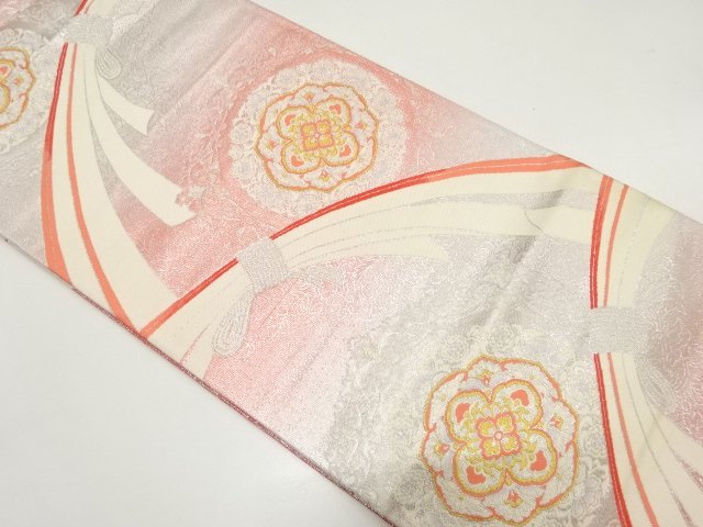 SALE!! JAPANESE FUKURO OBI FOR FURISODE / WOVEN NOSHI PATTERN