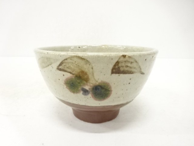 SALE!! JAPANESE TEA CEREMONY / TEA BOWL CHAWAN / IRON PAINTING