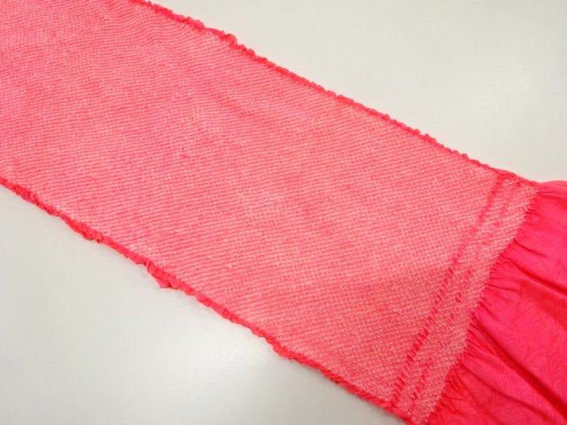 SALE!! JAPANESE KIMONO / OBIAGE FOR FURISODE / SILK / SHIBORI